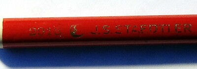 J. S. Staedtler Mars-Chroma 2918, alter Buntstift, rot, Vintage