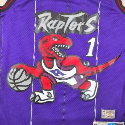Adidas Tracy McGrady Toronto Raptors Purple Jersey L Hardwood