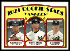 2021 Topps Heritage 2021 Rookie Stars - Yankees - Nick Nelson/Albert