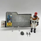 GI JOE ICE VIPER V1 100% COMPLETE W/FILE CARD COBRA WOLF DRIVER GREAT PAINT