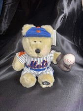 NWT - Starbucks Bearista 2004 New York Mets MLB Bear MINT