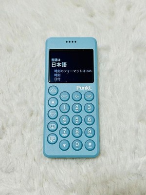 Punkt MP02 Used Working Minimalist Dumb Phone Light Blue JP