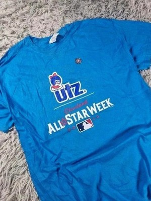 Vintage T-Shirt Mlb All-Star Week Cleveland Utz Baseball Blau 2019 Usa Style