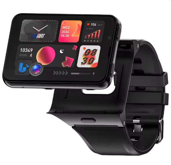 4G Smartwatch 2.88" Unlocked TouchScreen WiFi Dual Camera Vi