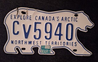 northwest territories license plate