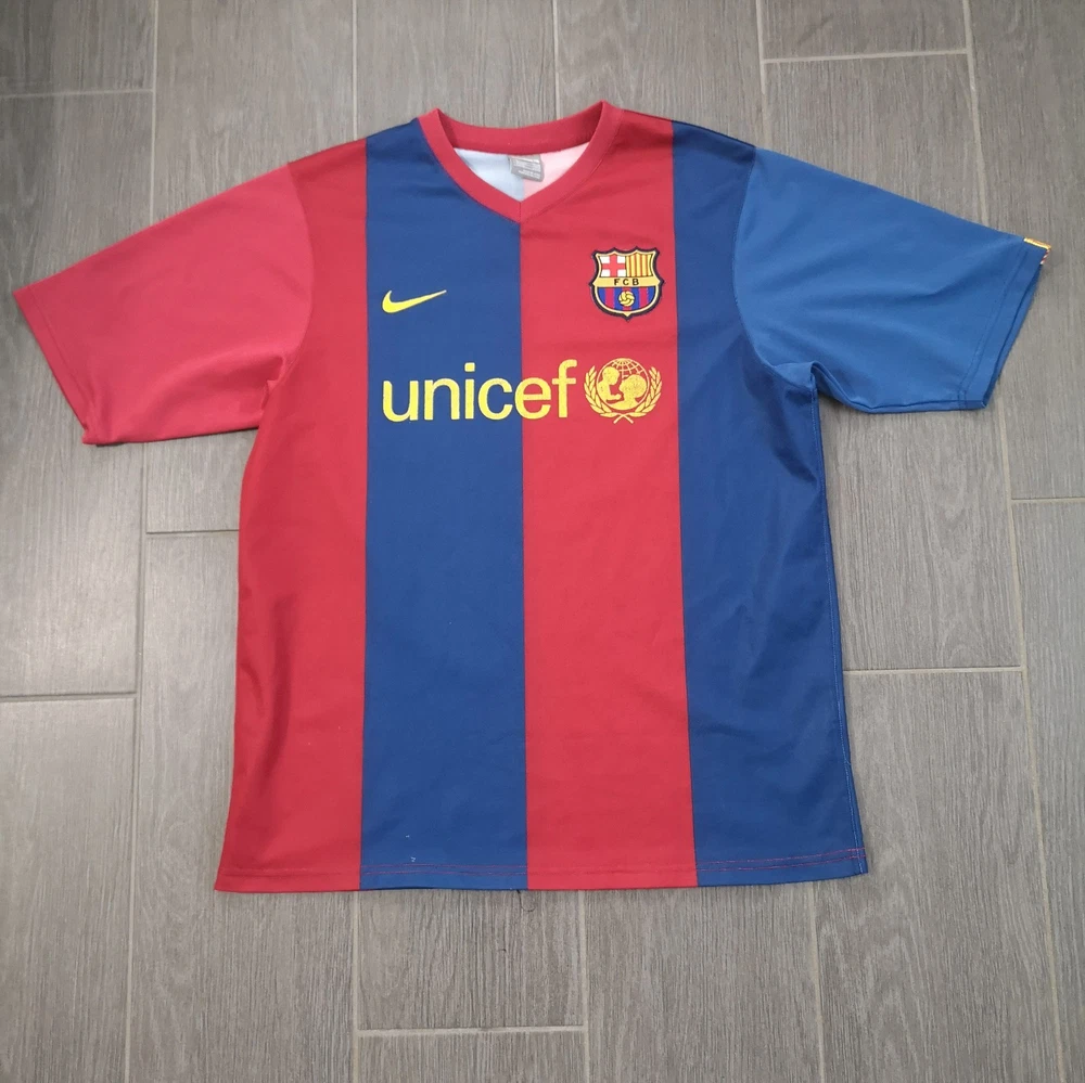 FC Barcelona Henry 14 Trikot Größe: L Vintage Retro 2006/07 Fußball Sammler Fans