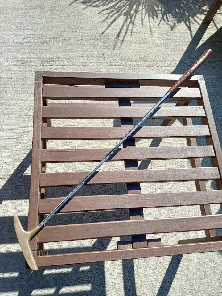 Vintage Dunlop B99 Golf Putter - Brass Head - Reversible 35" - Original Grip - Image 2 of 4