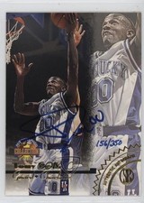 1996 Score Board Auto Collection Auto Gold 156/350 Tony Delk Auto e6p