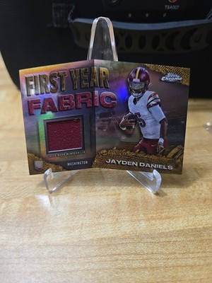 2024 Topps Chrome - First Year Fabric Jayden Daniels #FYF-JD (MEM, RC)