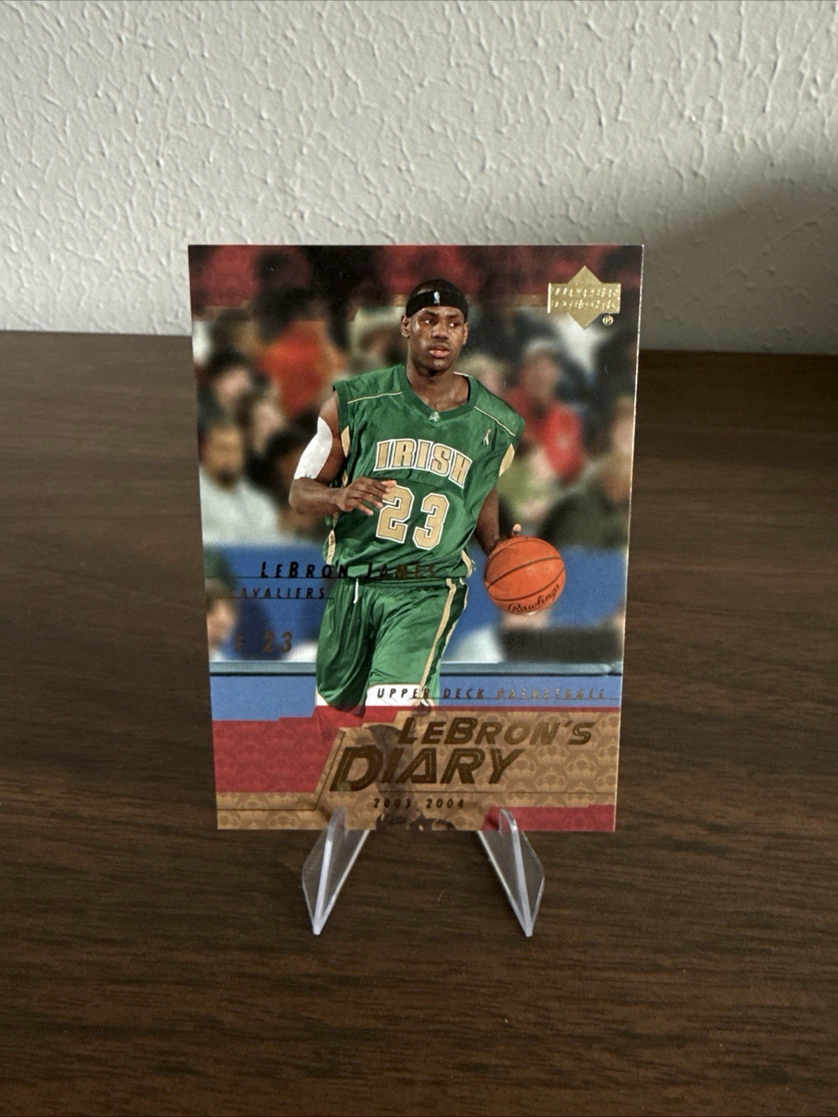 2003 Upper Deck LeBron's Diary Lebron James LJ2 RC Card