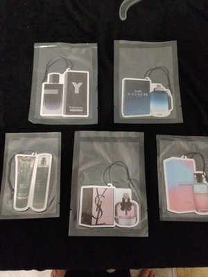 Luxury Designer Perfume Air Freshener Set Of 5 New