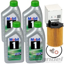 ORIGINAL ÖLFILTER+5W30 MOBILÖL passend für CITROEN BERLINGO C3-5 PEUGEOT 206 307