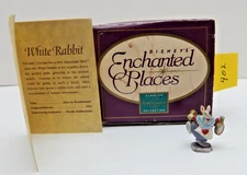 WDCC Enchanted Places MINIATURE White Rabbit w/Box w/Story Card Nice! (402