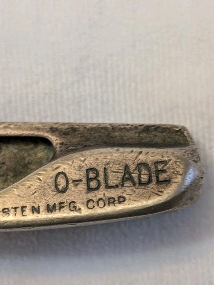 Putter de cabeza de latón o bronce vintage 1969 PING 85029 O-BLADE eje de acero de 35" Foto 2 de 4