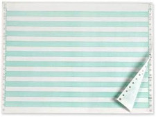 Continuous Computer Paper, 14 7/8 X 11, 1-Part, 92 Bright, 20 Lb, 1/2" Green Bar