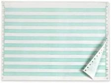 Continuous Computer Paper, 14 7/8 X 11, 1-Part, 92 Bright, 20 Lb, 1/2" Green Bar