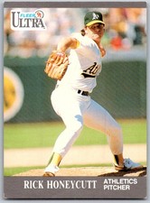 ⚾ 1991 Ultra #249 Rick Honeycutt Oakland Athletics