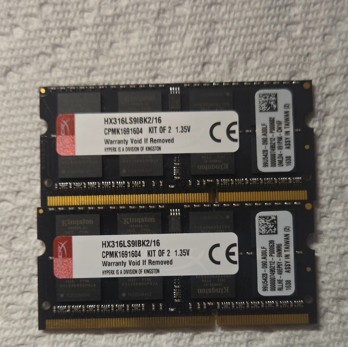 最終値下げKinsgton DDR4 8GB×2→16GB SO-DIMM Kingston SO-DIMM Computer Memory (RAM) 8 GB 2 Modules for sale | eBay