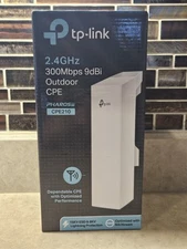 TP-Link PHAROS CPE210 2.4GHz 300Mbps 9dBi Wireless Outdoor Access Point - NEW