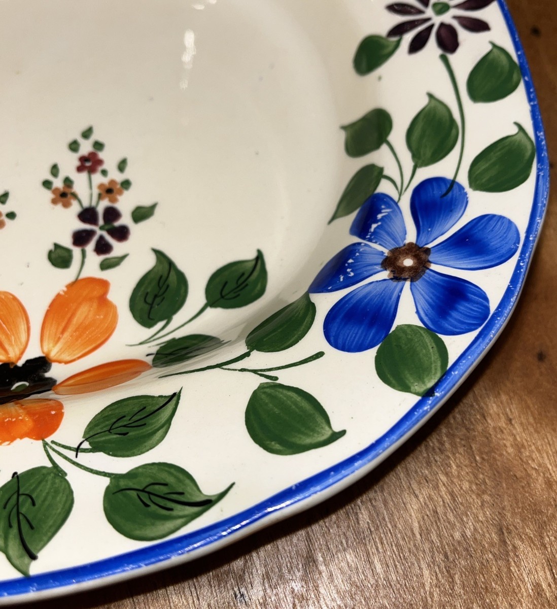 Adams England Royal Ivory Titian Ware Vintage 11.5” Oval Serving