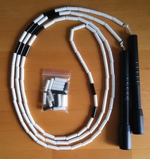 NEU Professional Beaded Jump Rope 8" Long-Handle Freestyle Springseil /ws