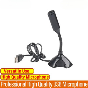 USB Microphone Mic pour Ordinateur portable PC Ordinateur MSN Skype Desktop Gaming Online