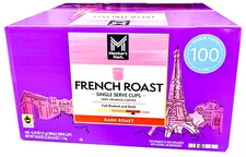 Member's Mark French Roast Coffee Pods 100 Count EXP 11/2027