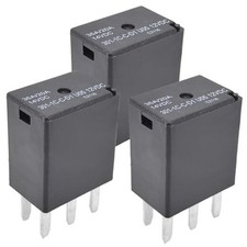 3-Pack 301-1C-C-D1-U05 Relay - 35A 12VDC 5-Pin SPDT Automotive Relay - Multi