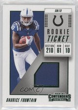 2018 Panini Contenders Rookie Ticket Swatches Daurice Fountain #RTS-37 03xg