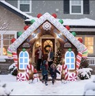 9 Ft. Tall Gingerbread Archway Christmas Inflatable Outdoor Christmas Decoration