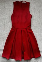 Oasis Red Skater Dress UK 8 Fit & Flare Sleeveless Party Occasion Dress