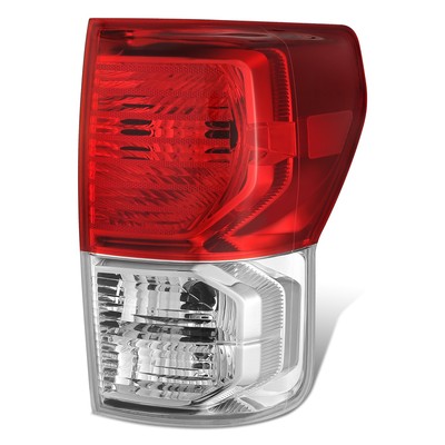 Fit 10-13 Toyota Tundra OE Style Chrome Housing Red Len Right Side Taillight