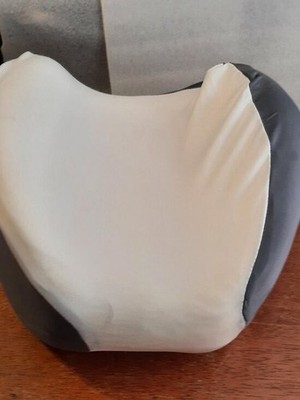 NEW TAG ! Face Down Pillow Massage Table & Stomach Sleep Removal White/Gray