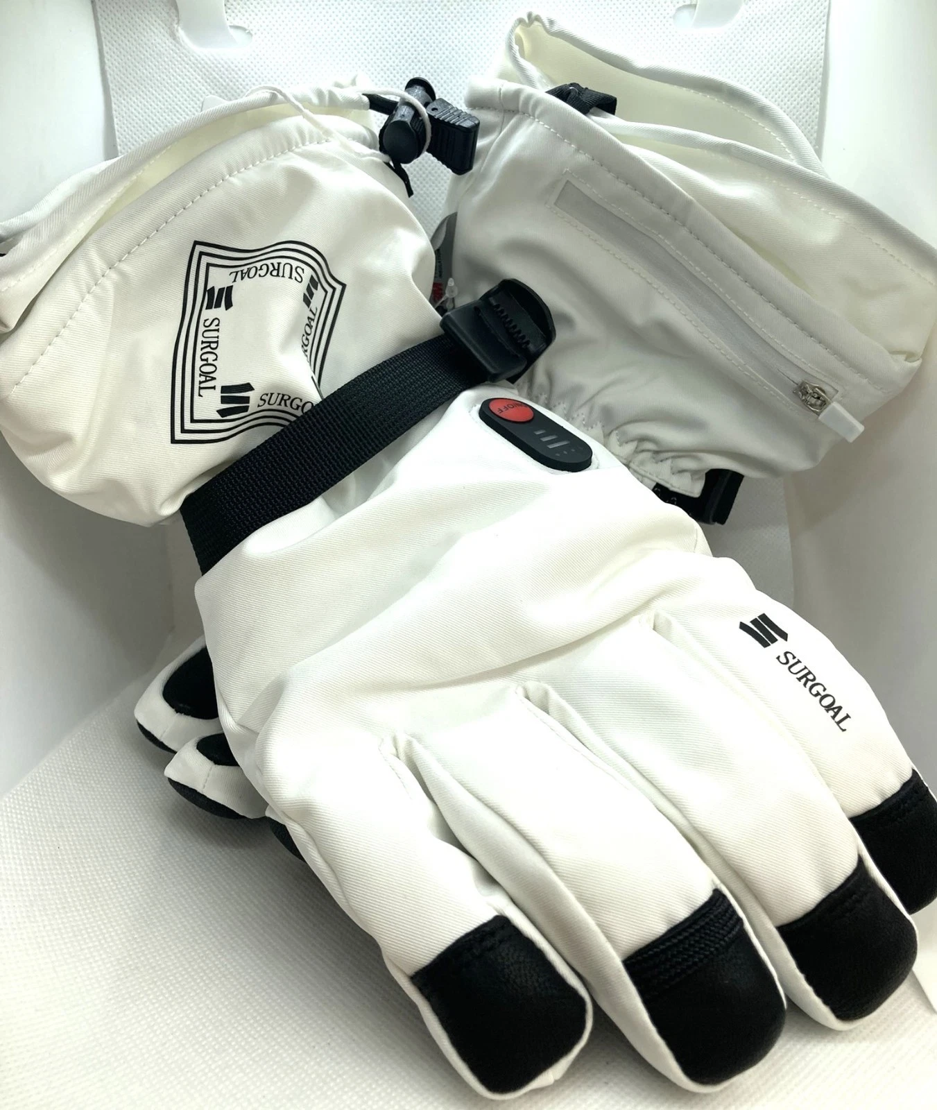Unisex Rechargeable Heated Gloves 158°F, 8 Hr. Battery Life, Waterproof IP65