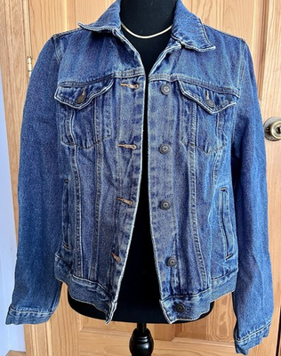 #ad #ad C. E. Schmidt Womens Jean Jacket SZ L Discontinued Tractor Supply 100% Cotton $24.00
