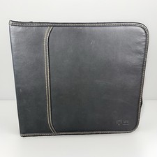 Large Case Logic Zipper Media Binder Storage Case CD DVD 336 Disc Black Handle