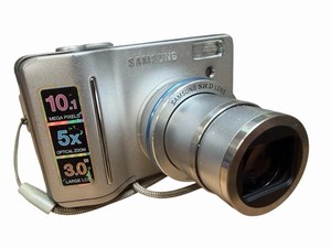 Samsung S1050 10.2MP Silver Digital Camera 5x Optical Zoom Fully Tested Working
