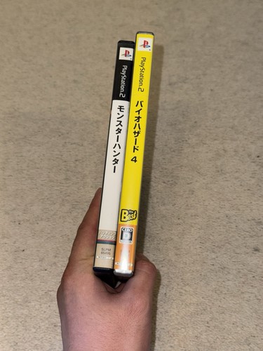 Capcom Biohazard 4 And Monster Hunter PS2 Playstation 2 Japan Japanese NTSC J - Picture 2 of 5