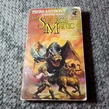 The Source of Magic Piers Anthony 1979 Fourteenth Printing Fantasy Del Rey