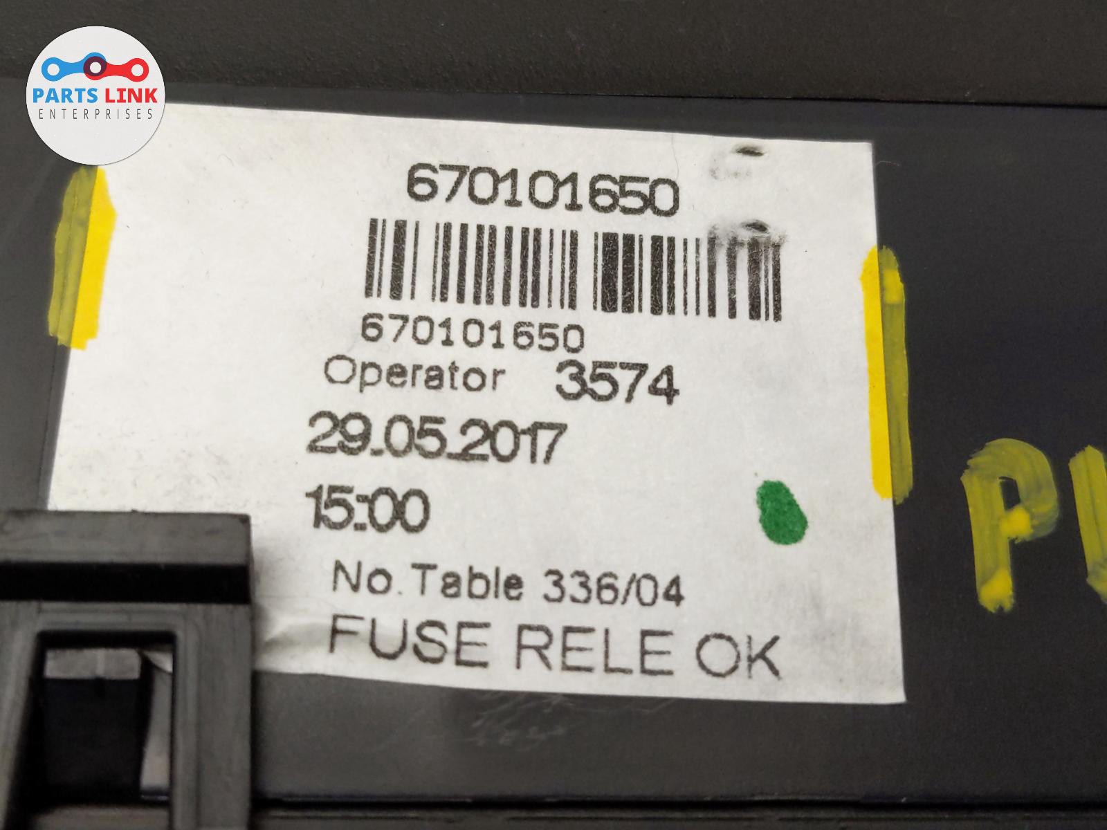Maserati Levante 2017-2020 REAR+RIGHT Fuse box