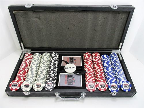 WSOP Professional 500 11.5 gram Poker Chip Set Case Excalibur Electronics