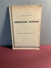 Vintage Gilbert C. Carpenter Jr. Address on Christian Science Pamphlet Brown