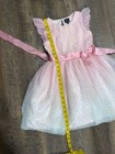 VGUC Girls Lilt  Pink Glittery Tulle Dress With Satin Sash Size 7/8 — photo 6