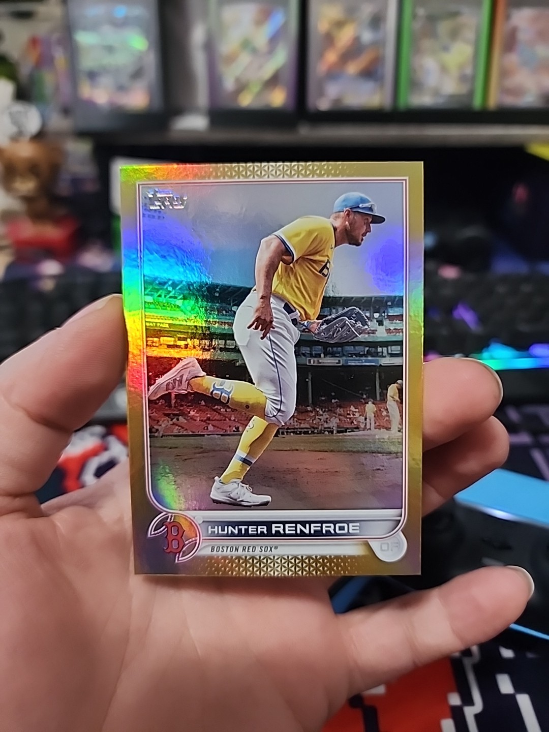 2022 TOPPS SERIES 1 HUNTER RENFROE GOLD BORDER /2022 #174