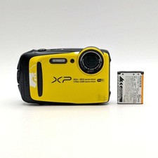 Fujifilm FinePix XP120 Waterproof Camera 16.4MP 5x Zoom Yellow With Battery #218
