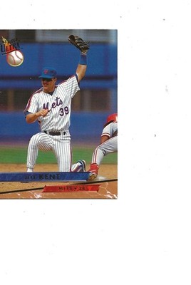 1993 FLEER ULTRA GOING INTO THE HALL OF FAME METS JEFF KENT