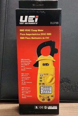 UEi DL379B Digital HVAC Clamp Meter - Yellow (DL379B) Brand New Sealed!