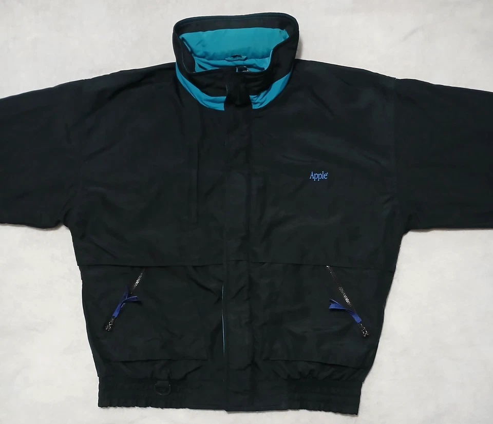 Vintage Apple Computers Jacket L Gear For Sports Full Zip Waterproof 90's Accent - Image 2 of 4