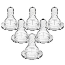 Dr. Brown's Natural Flow Level T Narrow Baby Bottle Nipple, Newborn Slow Flow, 0