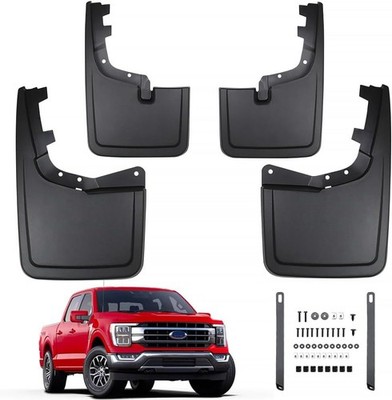 Mud Flaps for Ford F150 2021-2026 - 4 Pack Front and Rear Splash Guards